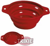 Sprzęt podróżny i transportery dla psów - Trixie Miska podróżna silikonowa składana 0,5l 25011 - miniaturka - grafika 1