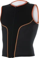 Bielizna sportowa męska - ZEROD Koszulka triathlonowa iSinglet Męska Pomarańczowa - miniaturka - grafika 1