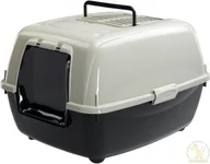 Kuwety dla kotów - Ferplast Bella - Kuweta kryta dla kota 56x43,5x38 cm 72060099 - miniaturka - grafika 1