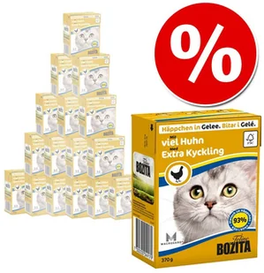 Bozita z Wątróbką Kurczaka kawałki w galaretce Kartonik 370g 1222 - Mokra karma dla kotów - miniaturka - grafika 3