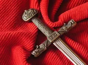 Repliki - broń - WŁOCHY PIĘKNY MIECZ KAROLA WIELKIEGO - NOŻYK DO LISTÓW - miniaturka - grafika 1