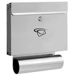 Skrzynka na listy nierdzewna pozioma S-18NT z tubą na prase - Skrzynki na listy Skrzynka na listy nierdzewna pozioma S-18NT z tubą na prase - Skrzynki na listy - miniaturka - grafika 1