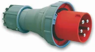 Kostki, złączki, wtyczki - PCE Wtyczka siłowa przenośna 63A 5P 400V IP67 135-6p - miniaturka - grafika 1