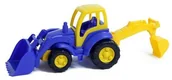 Samochody i pojazdy dla dzieci - POLESIE Poland Mistrz traktor z łopatą i łyżką - miniaturka - grafika 1