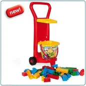 Klocki - Wader Wózek z Klockami 10777 - miniaturka - grafika 1