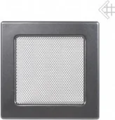 Akcesoria kominkowe - Kratki.pl Kratka 22/22 grafitowa - miniaturka - grafika 1