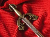 Repliki - broń - WŁOCHY MINIATUROWY MIECZ CYDA - NOŻYK - miniaturka - grafika 1