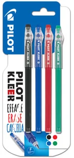 PILOT DŁUGOPIS WYMAZYWALNY KLEER MIX KOLORÓW 4SZT.) wszystko dla domu i biura! 57011207 - Artykuły biurowe PILOT DŁUGOPIS WYMAZYWALNY KLEER MIX KOLORÓW 4SZT.) wszystko dla domu i biura! 57011207 - Artykuły biurowe - miniaturka - grafika 1