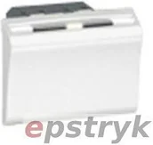 Akcesoria do oświetlenia - Legrand Mosaic | Łącznik hotelowy - 2 moduły biały 230V~, 078445, - miniaturka - grafika 1