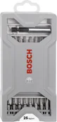 Wkręty - Bosch 25-częściowy zestaw końcówek wkręcających PH1; PH2; PH3; PZ1; PZ2; PZ3; T1 - miniaturka - grafika 1