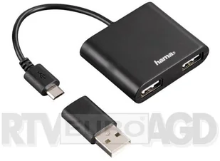 Hama 54140 Czarny - Huby USB - miniaturka - grafika 3