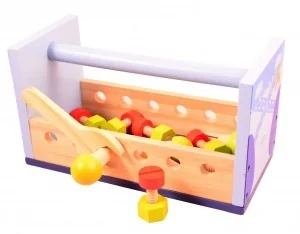 Brimarex DREWNIANA SKRZYNKA Z NARZĘDZIAMI MAJSTERKOWICZ 7559 - Klocki - miniaturka - grafika 2