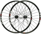 Akcesoria rowerowe - Shimano Koła 26 WH-MT15 przód +tył 8/9/10 rzęd ,Center Lock drutowka czarne 1009 - miniaturka - grafika 1