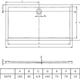 Riho Basel DC14 - Brodziki prysznicowe - miniaturka - grafika 5
