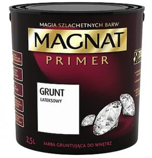 Magnat PRIMER FARBA LATEKSOWA GRUNTUJĄCA 2,5L - Grunty do ścian - miniaturka - grafika 2