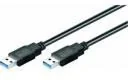 Kable USB - Mcab Kabel USB A-A, męsko-męski,1.8 m, czarny 7300033 - miniaturka - grafika 1