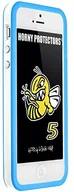 Etui i futerały do telefonów - APPLE Horny Protectors Cover Case Bumper Schutzhülle für iPhone 5 TPU Silikon weiß/hellblau - miniaturka - grafika 1