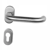 Klamki - VDS KLAMKA OLARIX ROZETA OWALNA STAL NIERDZEWNA INOX 30-0249 - miniaturka - grafika 1