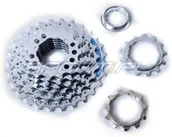 Kasety rowerowe - Shimano Kaseta Alivio HG50 8ędowa 11-28T srebrna - miniaturka - grafika 1