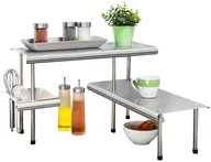 Półki do kuchni - Wenko Narożna półka kuchenna Massivo TRIO 2 poziomy B00KP9KG3M - miniaturka - grafika 1