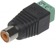 Złącza, przejściówki, adaptery - ABCVISION ŁĄCZNIK CINCH-G/S - miniaturka - grafika 1