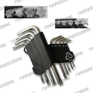Topex Klucze Torx T10-T50 zestaw 9 szt 35D960 - Zestawy narzędziowe - miniaturka - grafika 2
