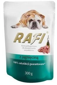 Rafi Pies Jagnięcina saszetka 300g - Mokra karma dla psów - miniaturka - grafika 2