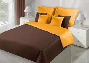 Euro Firany Pościel Makosatyna Nova Brąz + Poma 5900811185062 - Pościel - miniaturka - grafika 2