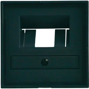 Gira 55 ANTRACYT POKRYWA GNIAZDTA TelefoniczneGO 027028 - Gniazdka elektryczne - miniaturka - grafika 2