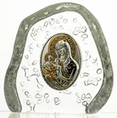 Kryształy - Crystal Julia Skałka przycisk kryształowa Madonna 3130) - miniaturka - grafika 1