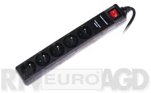 Hama 5 z uziemieniem 1.4 m Czarny (44121933) - Listwy zasilające - miniaturka - grafika 2