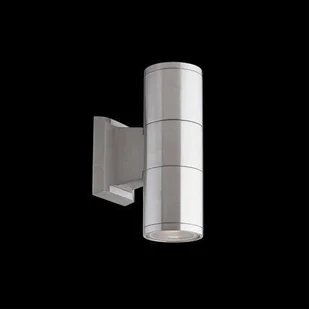 Ideal Lux Kinkiet GUN AP2 SMALL ALLUMINIO 033013 - Lampy ogrodowe - miniaturka - grafika 2