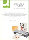 Folie do laminatora - Q-CONNECT Folia laminacyjna , A4, samoprzylepna, 25 szt. KF24056 - miniaturka - grafika 1