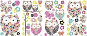 Naklejki na ścianę - RoomMates Naklejki dekoracyjne - Sowy - 4 arkusze RMK2790SCS - miniaturka - grafika 1
