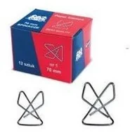 Spinacze i klipsy do papieru - Ossa Spinacze krzyżowe 41mm 50szt. - OM1175 NB-1889 - miniaturka - grafika 1