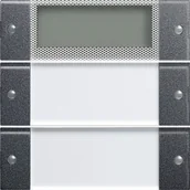 Wyłączniki światła i elektryczne - Gira 011 01136282 Zestaw Klawiszy System 55 Podwójny Plus z polem opisowym - miniaturka - grafika 1