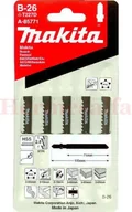 Brzeszczoty - Makita brzeszczoty do wyrzynarek B-26 HSS 71 mm A-85771 - miniaturka - grafika 1
