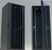 Akcesoria do serwerów - Intellinet 19" kabel szafy, 48,3 cm, 26he, RAL 9005, czarnym Flat Pack, klasa ochrony IP20 713092 - miniaturka - grafika 1