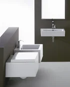 Bidety - Simas Frozen Bidet podwieszany 38x51 cm biały FZ19/F85 Kraków FZ19F85 - miniaturka - grafika 1