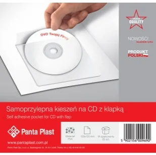 PANTA PLAST SP. Z O.O. SAMOPRZYLEPNA KIESZEŃ NA CD - Artykuły biurowe - miniaturka - grafika 2