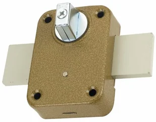 Jania Zamek nawierzchniowy Tytan - 3 okrągły brązowy - Zamki i wkładki - miniaturka - grafika 2