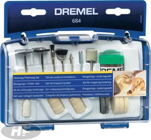 Dremel Zestaw do polerowania i czyszczenia 684 20 szt. (26150684JA) - Materiały ścierne - miniaturka - grafika 3