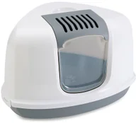 Kuwety dla kotów - Savic Kuweta dla kota Nestor Impression "Kitten", jasnoszary/biały - Filtr z aktywnego węgla,1 szt. - miniaturka - grafika 1