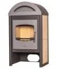 Wkłady kominkowe - HS Flamingo piecyk MELAND 9 kW klonowe boki - miniaturka - grafika 1