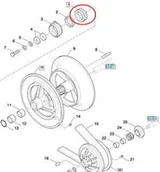 Części i akcesoria do maszyn rolniczych - CNH ŁOŻYSKO OPOROWE PRZEKŁADNI WIALNI 80385803 - miniaturka - grafika 1