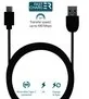 Kable USB - PURO Type-C Charge & Sync Cable USB-C to USB-A CUSBC31BLK - miniaturka - grafika 1