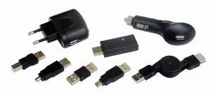 Gembird ZESTAW ŁADOWARKA SAMOCHODOWO-SIECIOWA 12V+230V DO MP3 I TELEFONÓW + ZESTAW KOŃCÓWEK TELGEMLAD0008 [1642266] - Ładowarki samochodowe - miniaturka - grafika 3