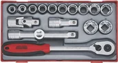Skrzynki i torby narzędziowe - TENG TOOLS TENGTOOLS Zestaw kluczy nasadowych. Z chwytem 1 TT1218 39180104 - miniaturka - grafika 1