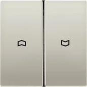 Wyłączniki światła i elektryczne - Jung Klawisz dołącznika aluzjowego - LS Metal Finish Stal Szlachetna - miniaturka - grafika 1