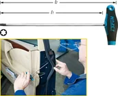 Śrubokręty - Hazet 828LG-T20, T 20 - miniaturka - grafika 1